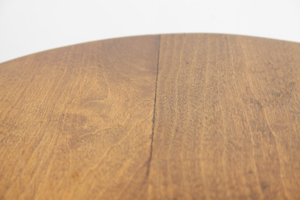 Heart Shaped Wood End Table