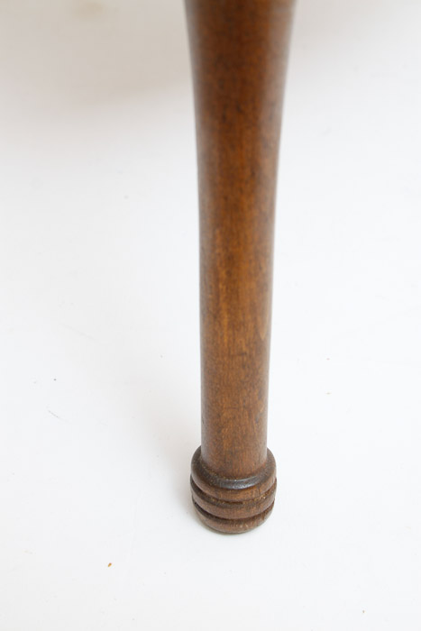 Heart Shaped Wood End Table