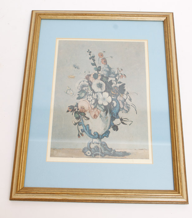 Pair of Framed Floral Prints
