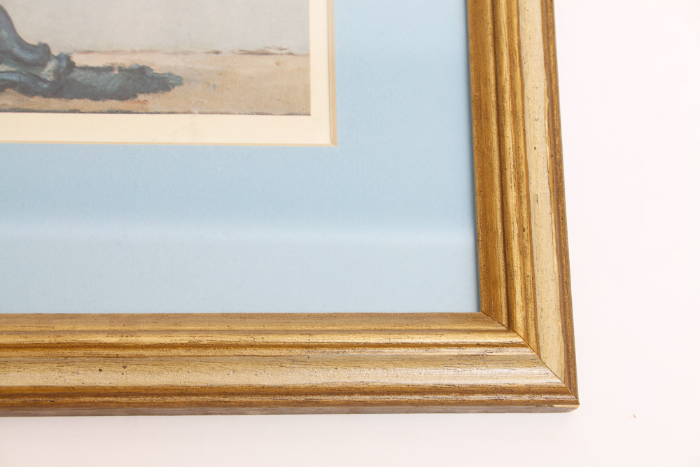 Pair of Framed Floral Prints