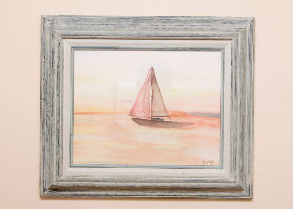 Framed Original Watercolor