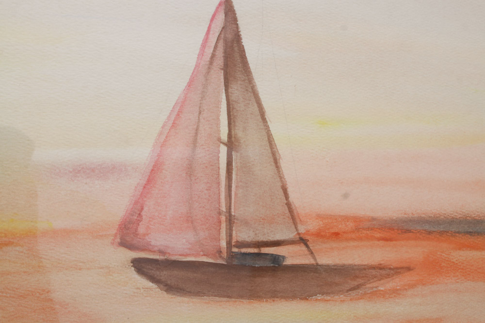 Framed Original Watercolor