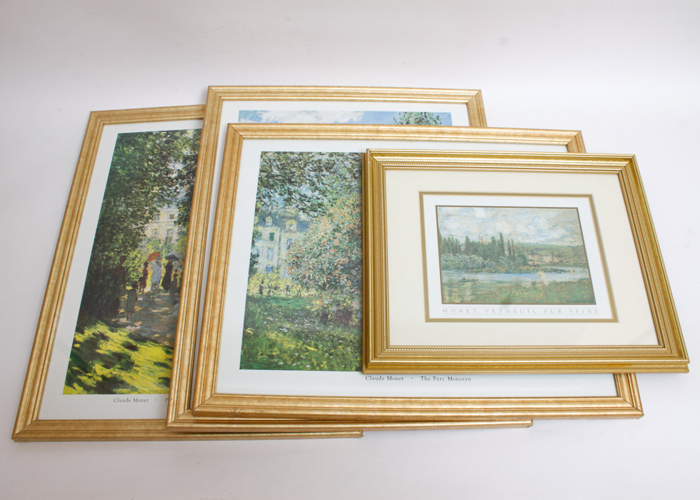 Gilt Framed Monet Prints