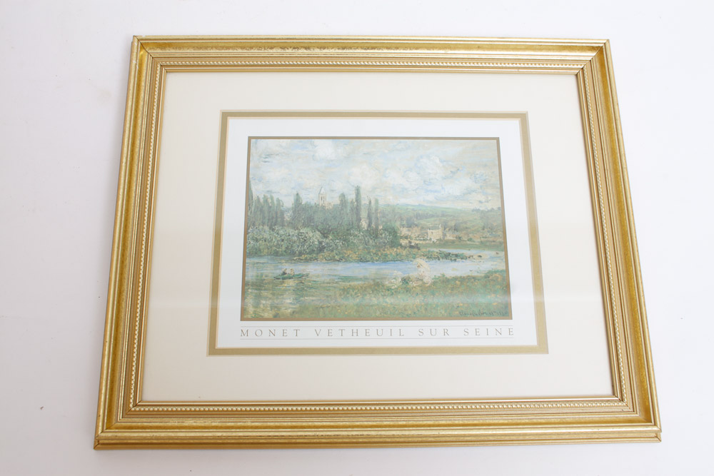 Gilt Framed Monet Prints