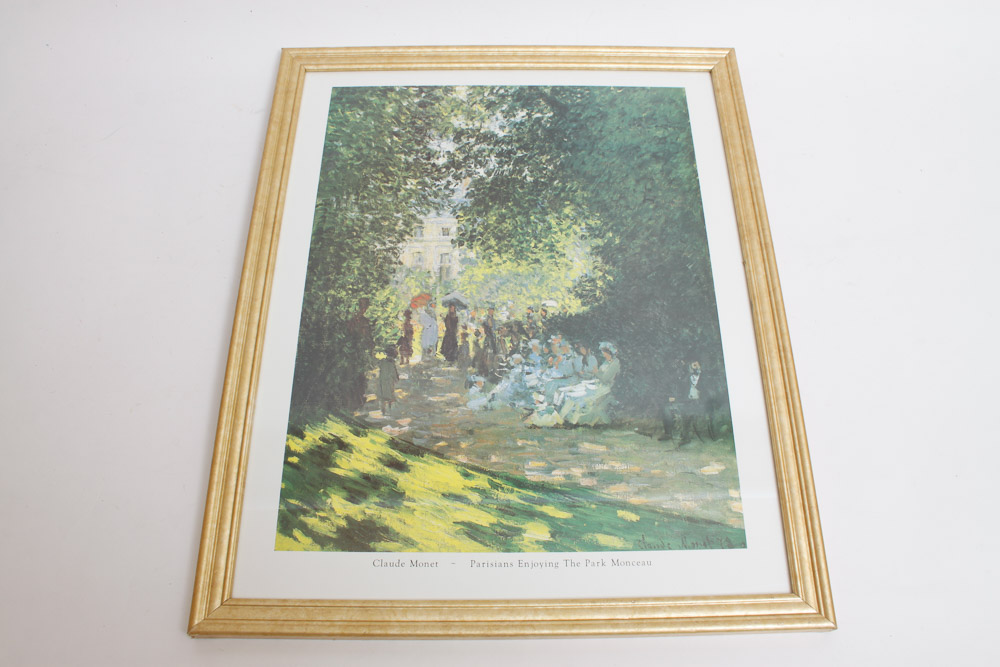 Gilt Framed Monet Prints