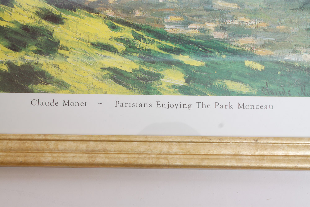 Gilt Framed Monet Prints