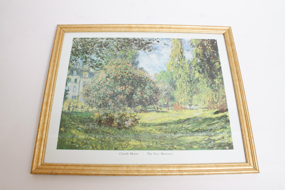 Gilt Framed Monet Prints