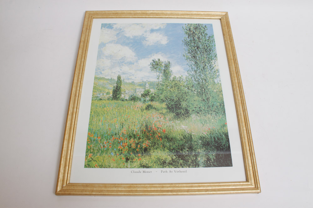 Gilt Framed Monet Prints
