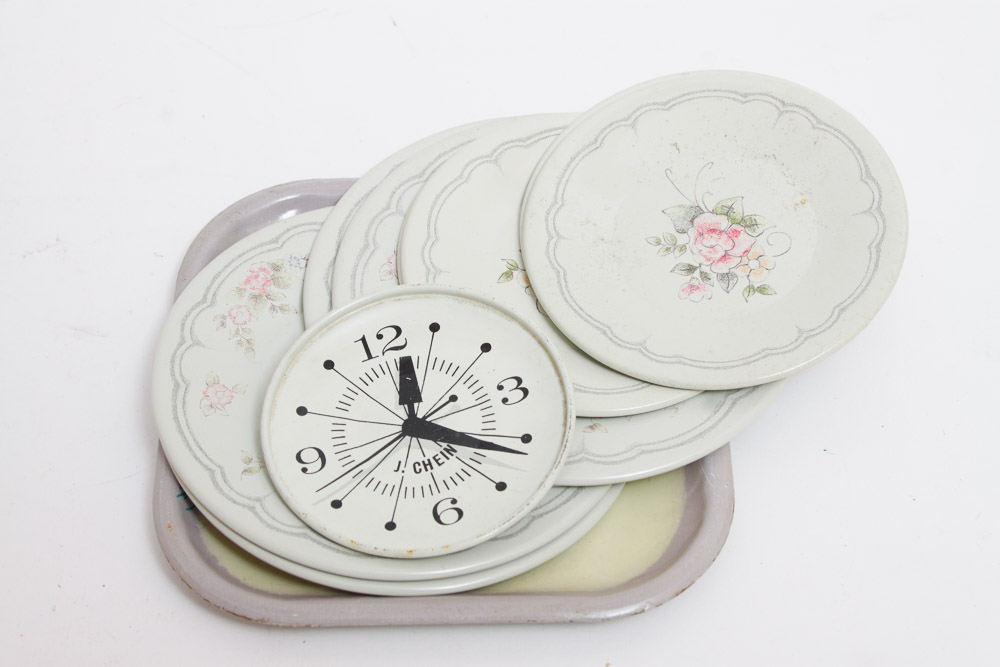 Vintage Tin Lithograph Play Toys