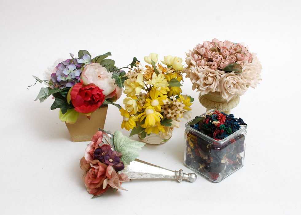 Faux Flower Arrangements