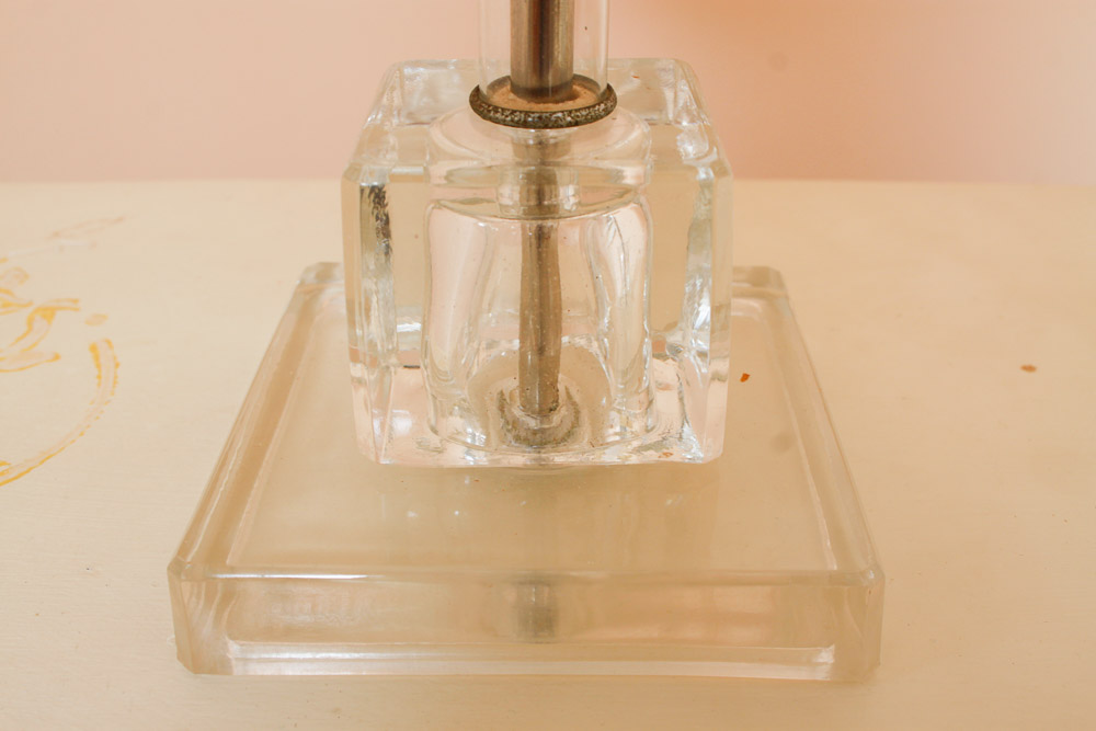 Pair of Glass Table Lamps