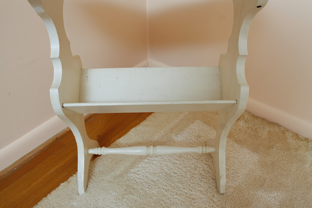 Two Painted Wood End Tables