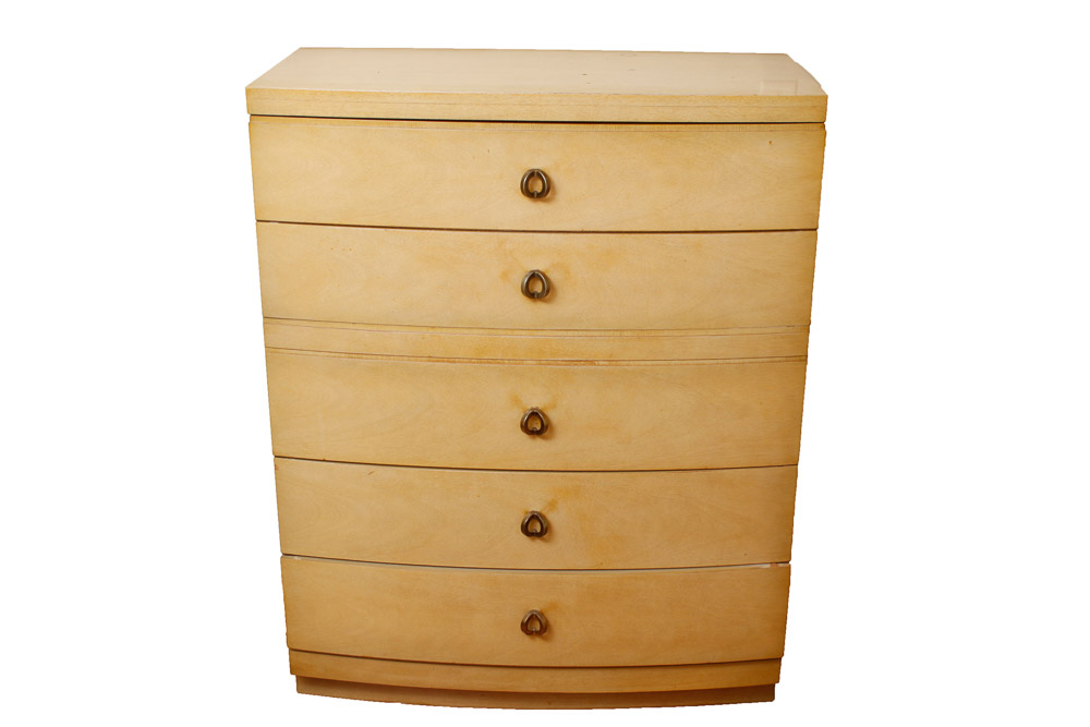 Mid-Century Modern Blonde Maple Dresser