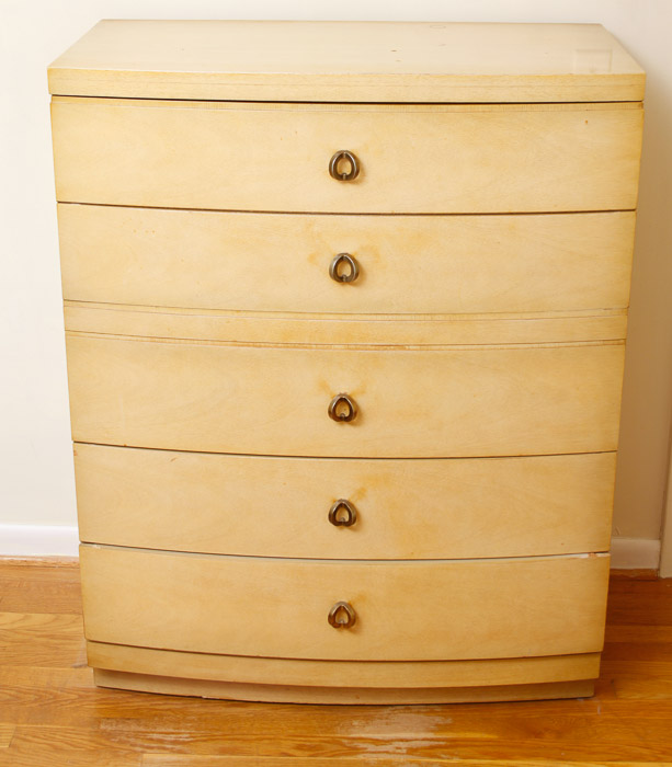 Mid-Century Modern Blonde Maple Dresser