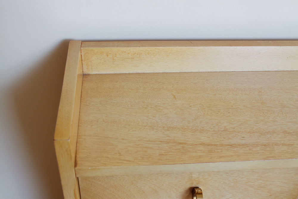 Mid Century Modern Blonde Maple Bed Frame