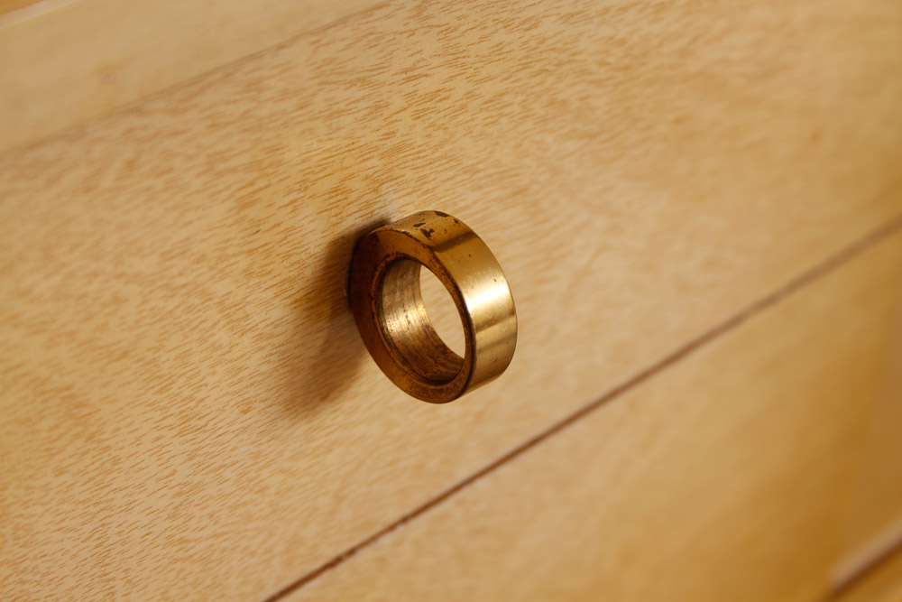 Mid Century Modern Blonde Maple Bed Frame