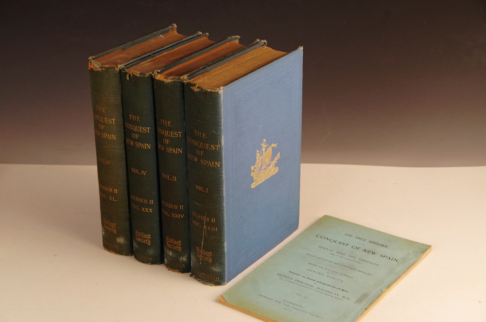 "The True History of the Conquest of New Spain" 1908 Hakluyt Society