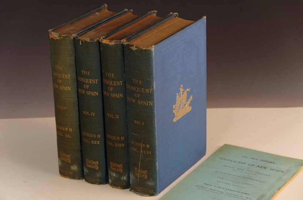 "The True History of the Conquest of New Spain" 1908 Hakluyt Society
