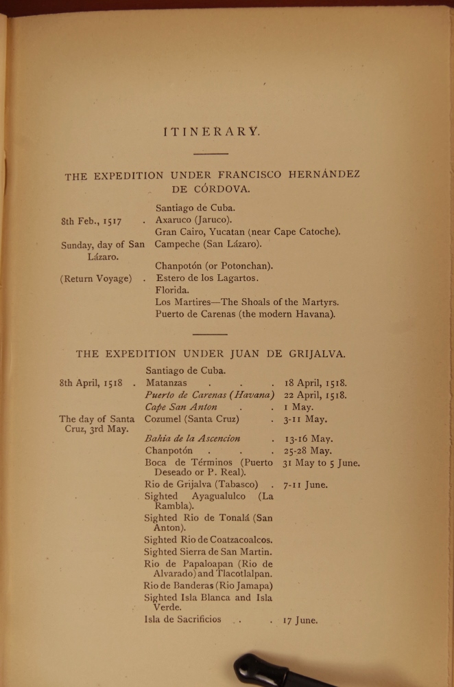 "The True History of the Conquest of New Spain" 1908 Hakluyt Society