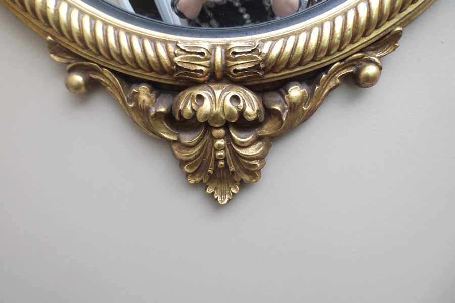 Convex Federal Eagle Mirror