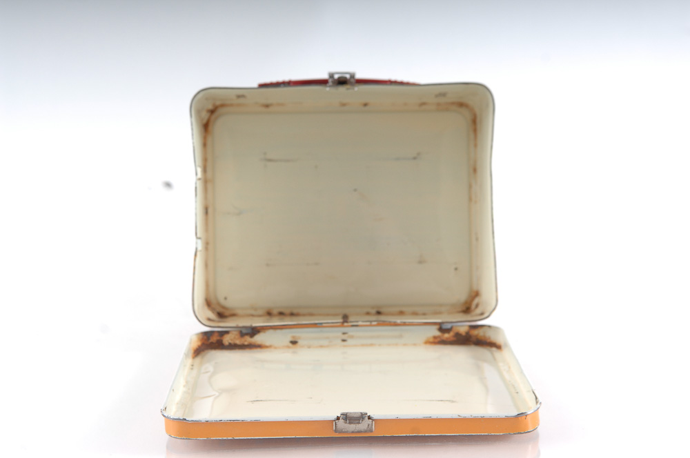 Vintage 1970 Tin "Hee Haw" Thermos Lunchbox