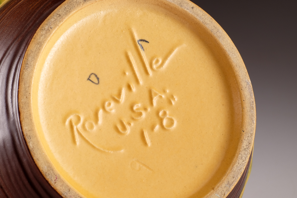 Roseville Pottery Water Lily Cookie Jar