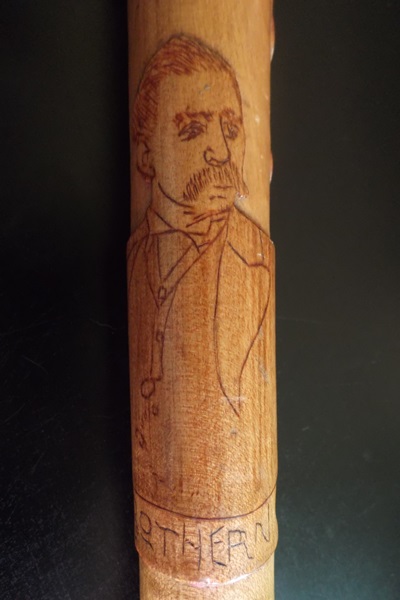 Late 19th Century Carved Folk Art Walking Cane