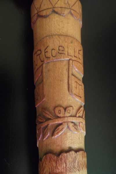 Late 19th Century Carved Folk Art Walking Cane