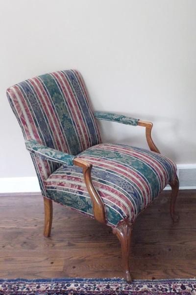 Two Contemporary Louis XV Style Open Armchairs