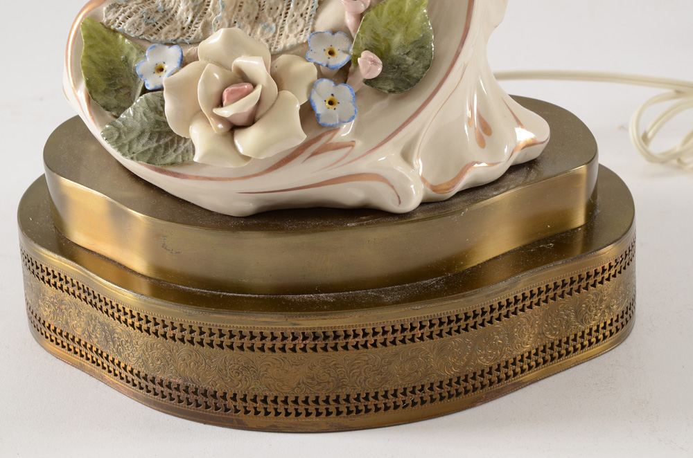 Dresden Style Figural Lamp