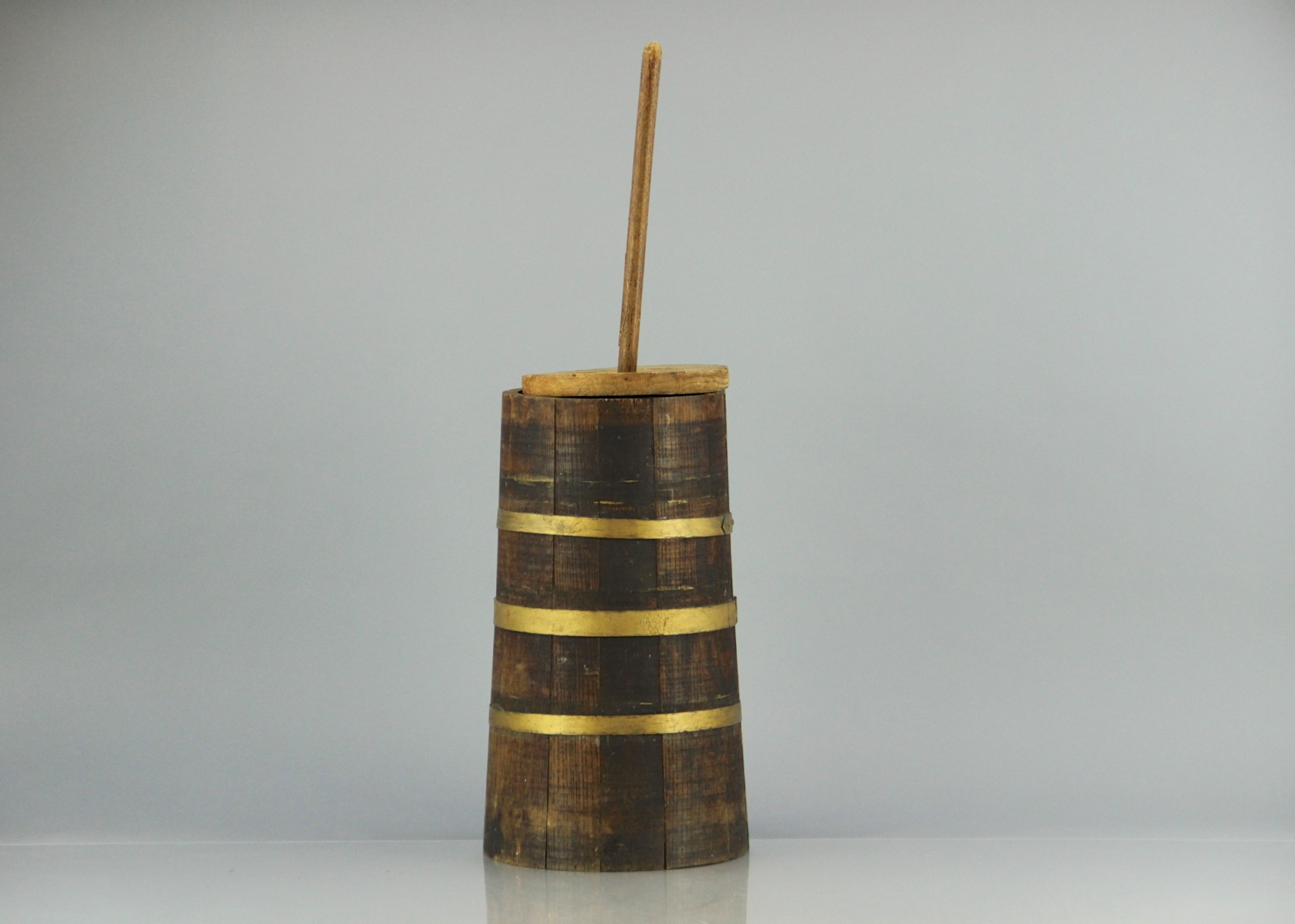 Original Oak Plunge Butter Churn