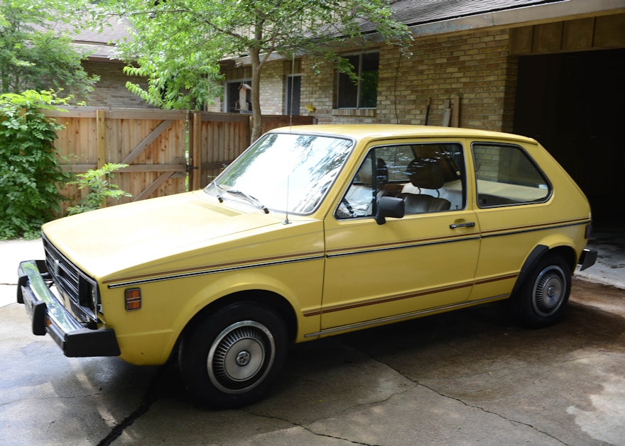 1980 Volkswagen Rabbit Diesel 2-Door in Yellow