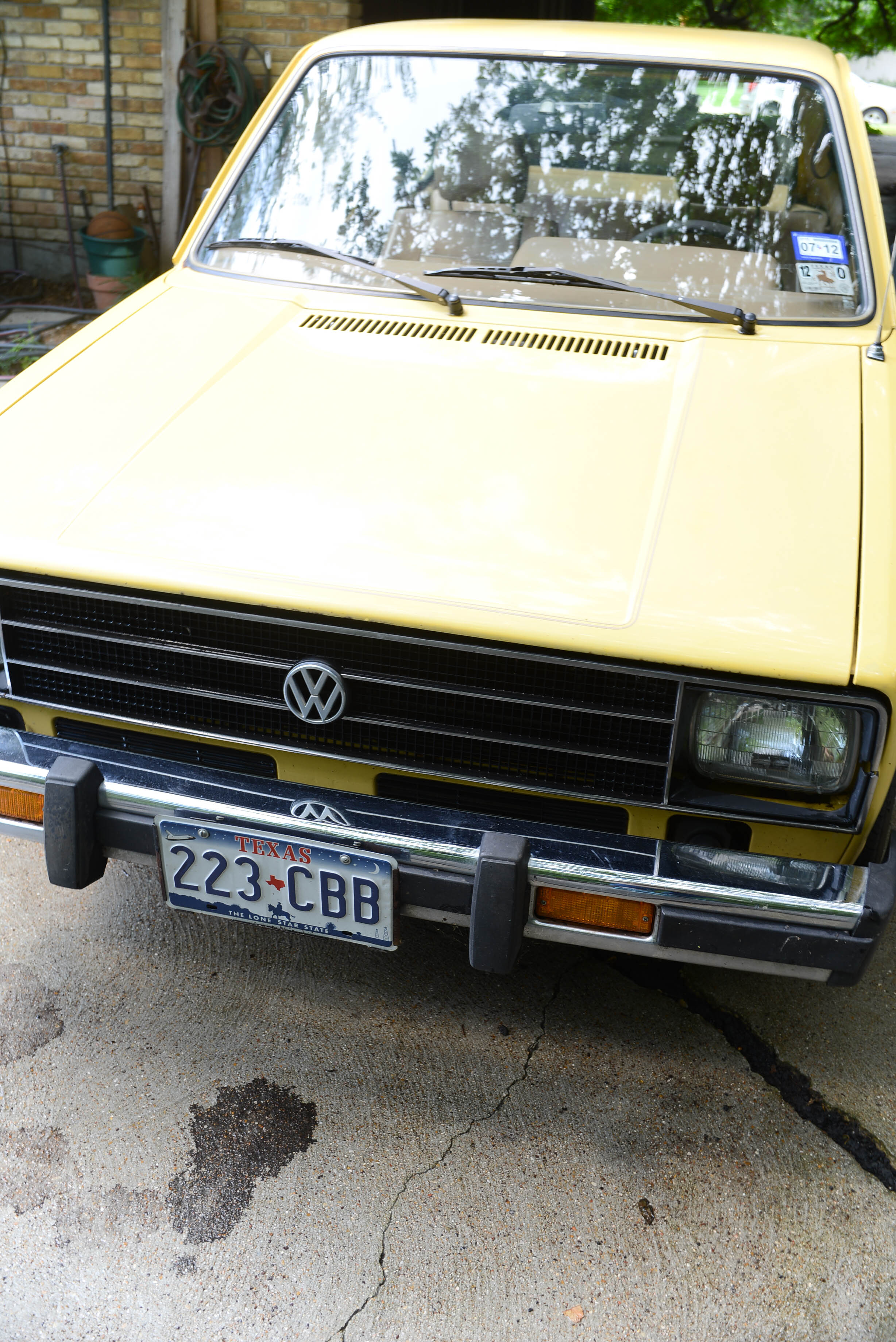 1980 Volkswagen Rabbit Diesel 2-Door in Yellow