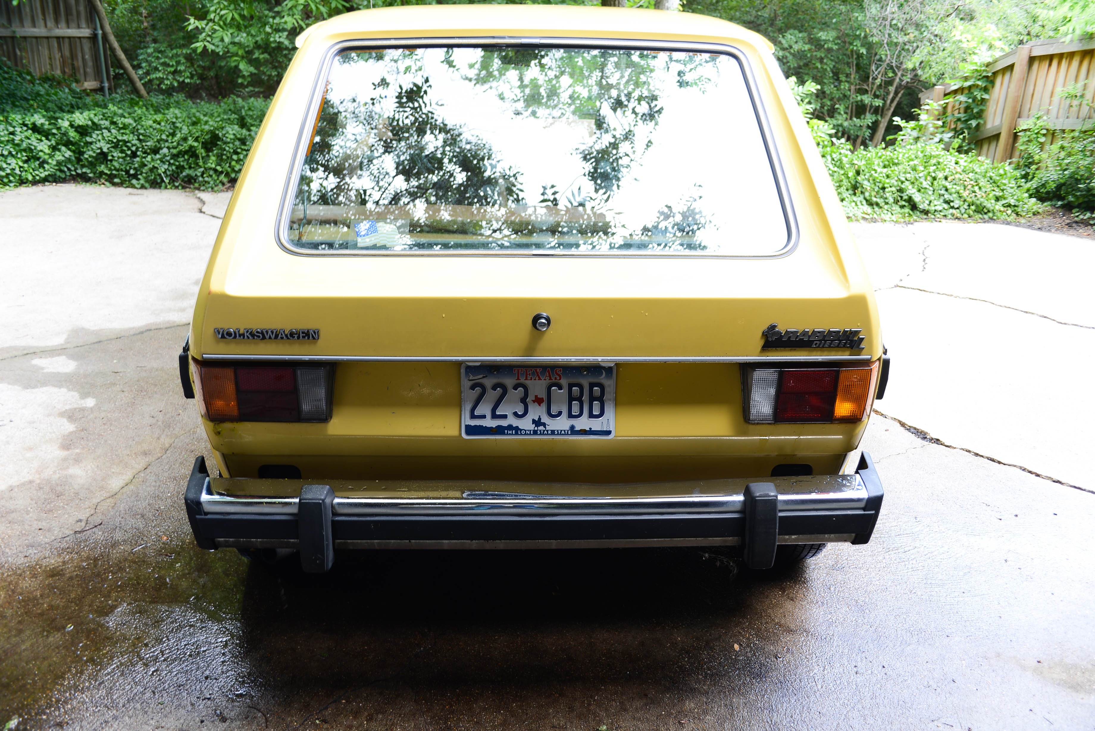 1980 Volkswagen Rabbit Diesel 2-Door in Yellow