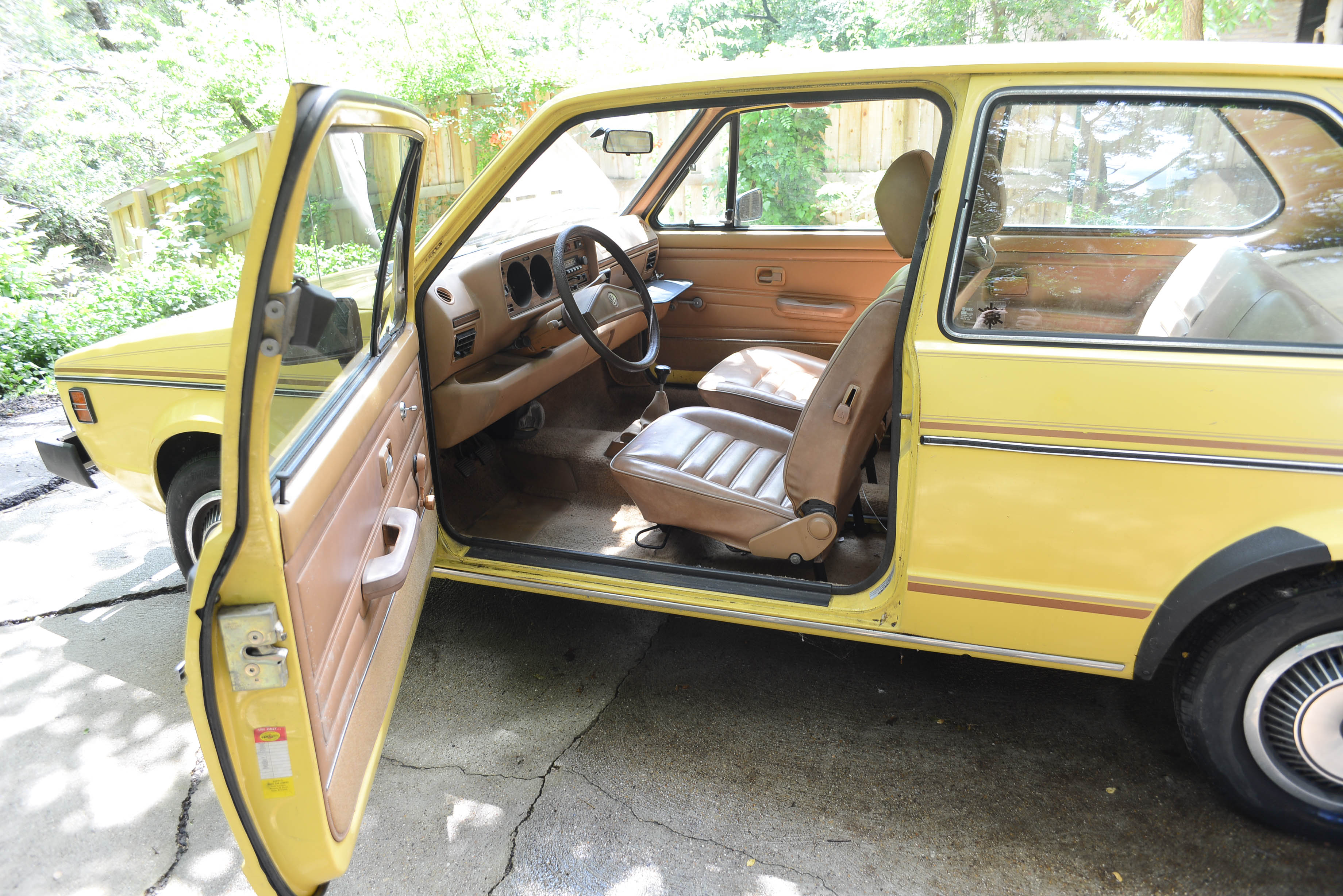 1980 Volkswagen Rabbit Diesel 2-Door in Yellow