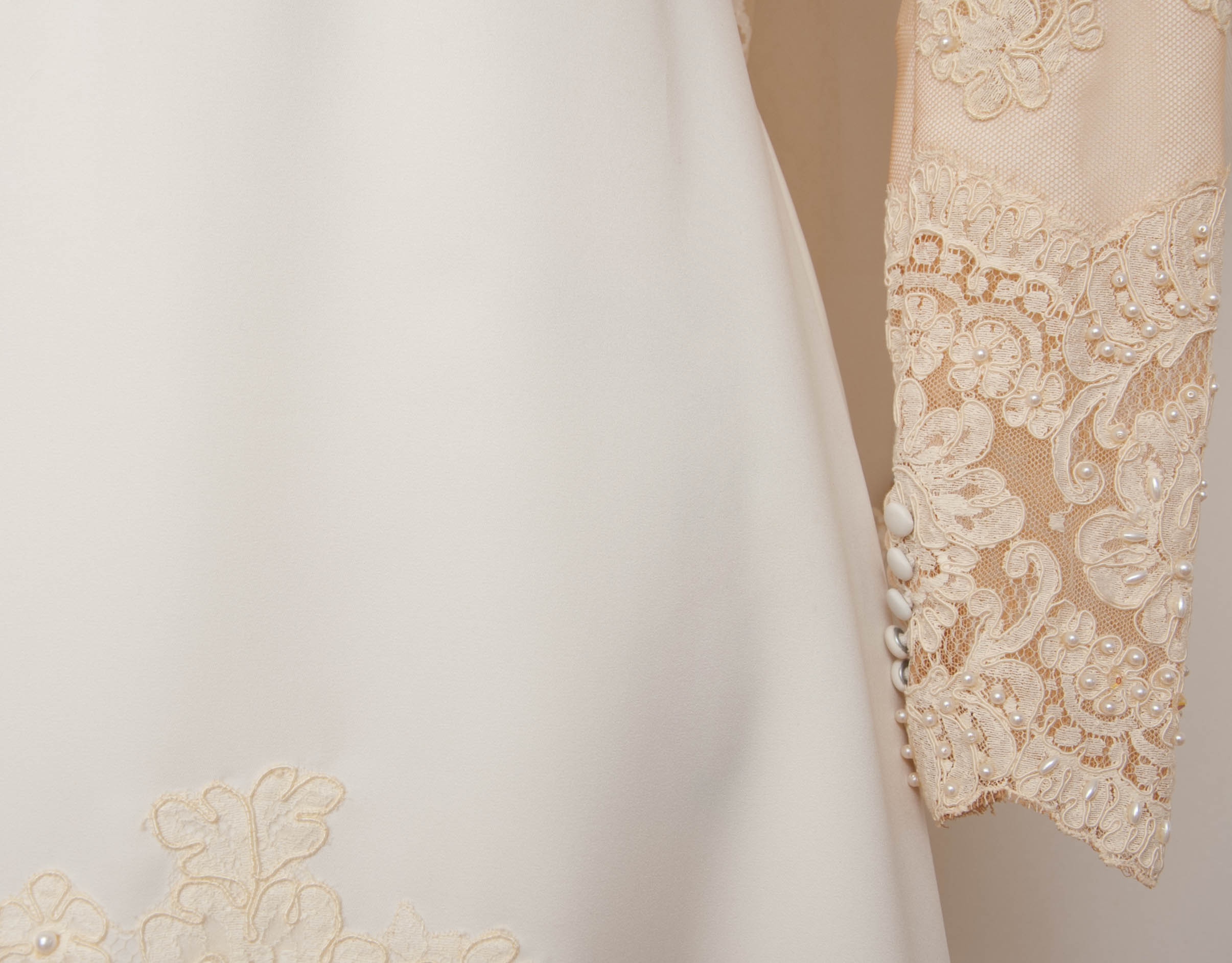 Vintage Wedding Dress and Two Veils