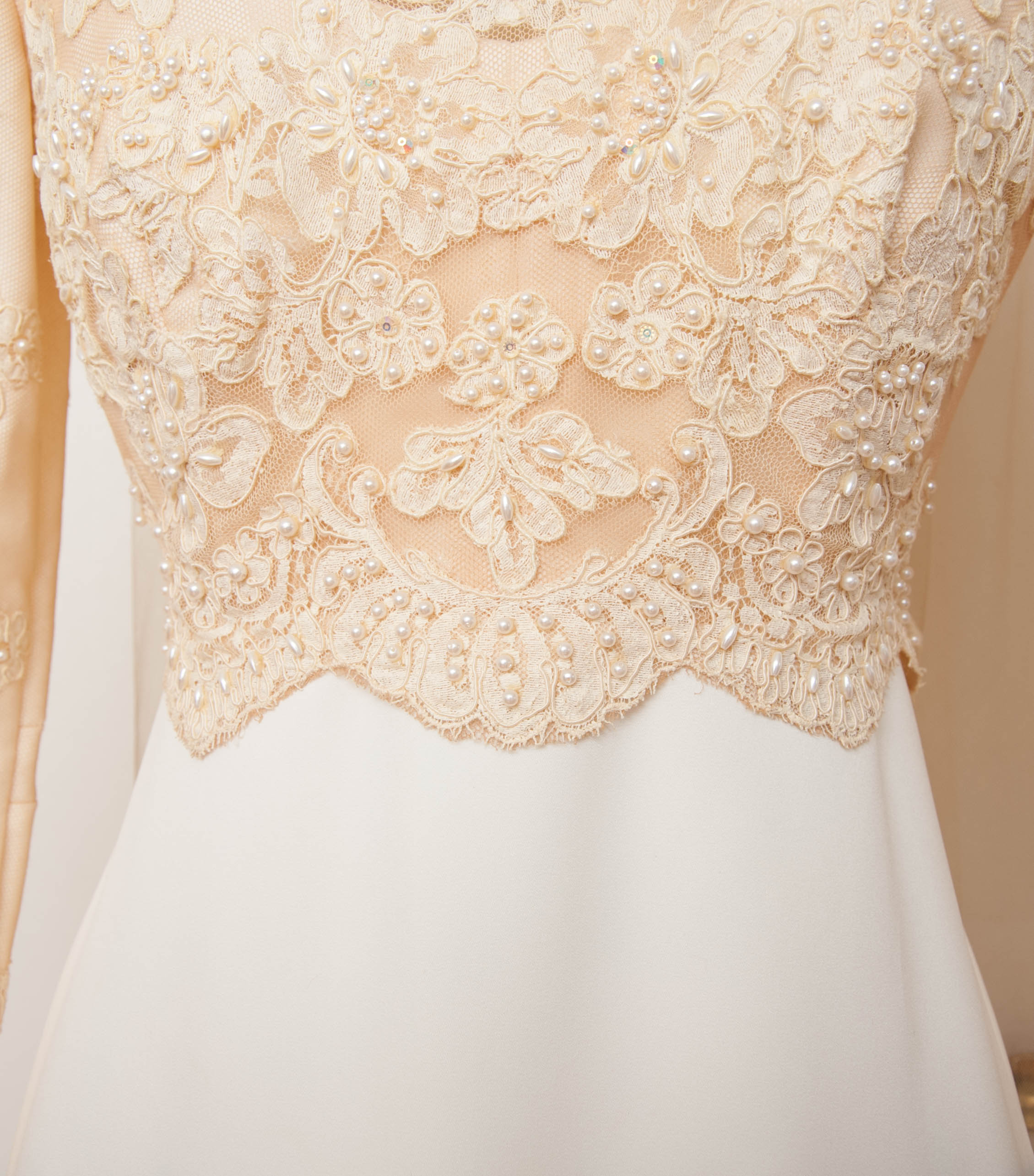 Vintage Wedding Dress and Two Veils