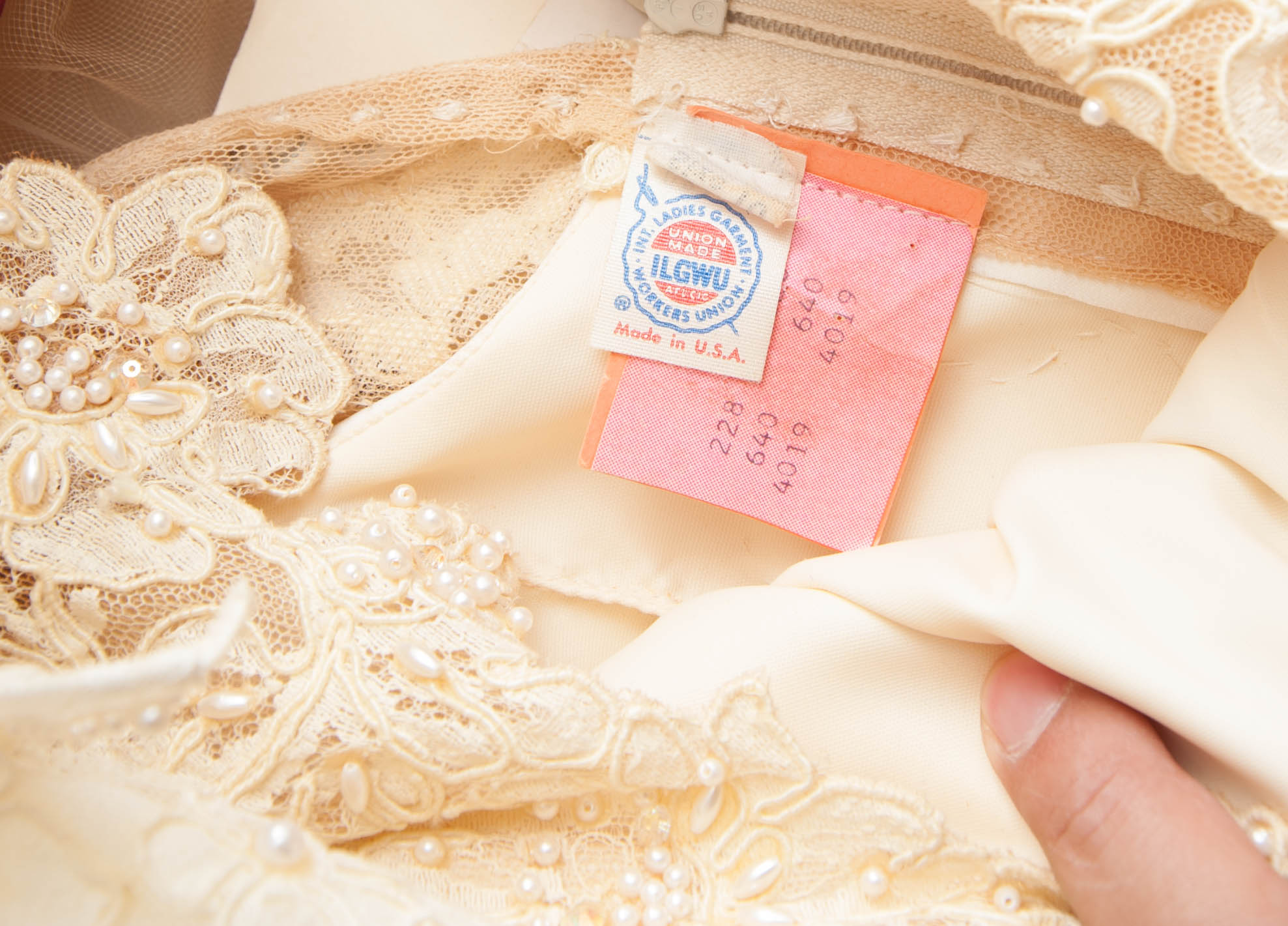 Vintage Wedding Dress and Two Veils