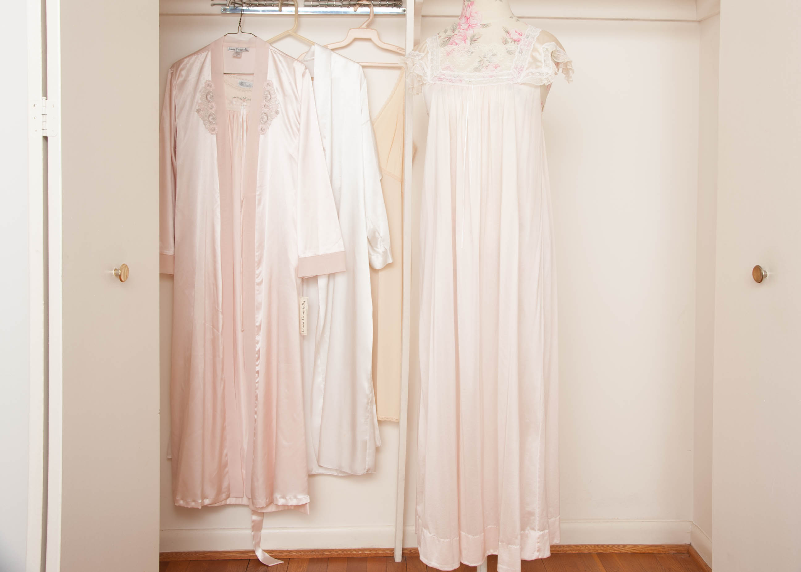 Satin Nightgowns and Robes