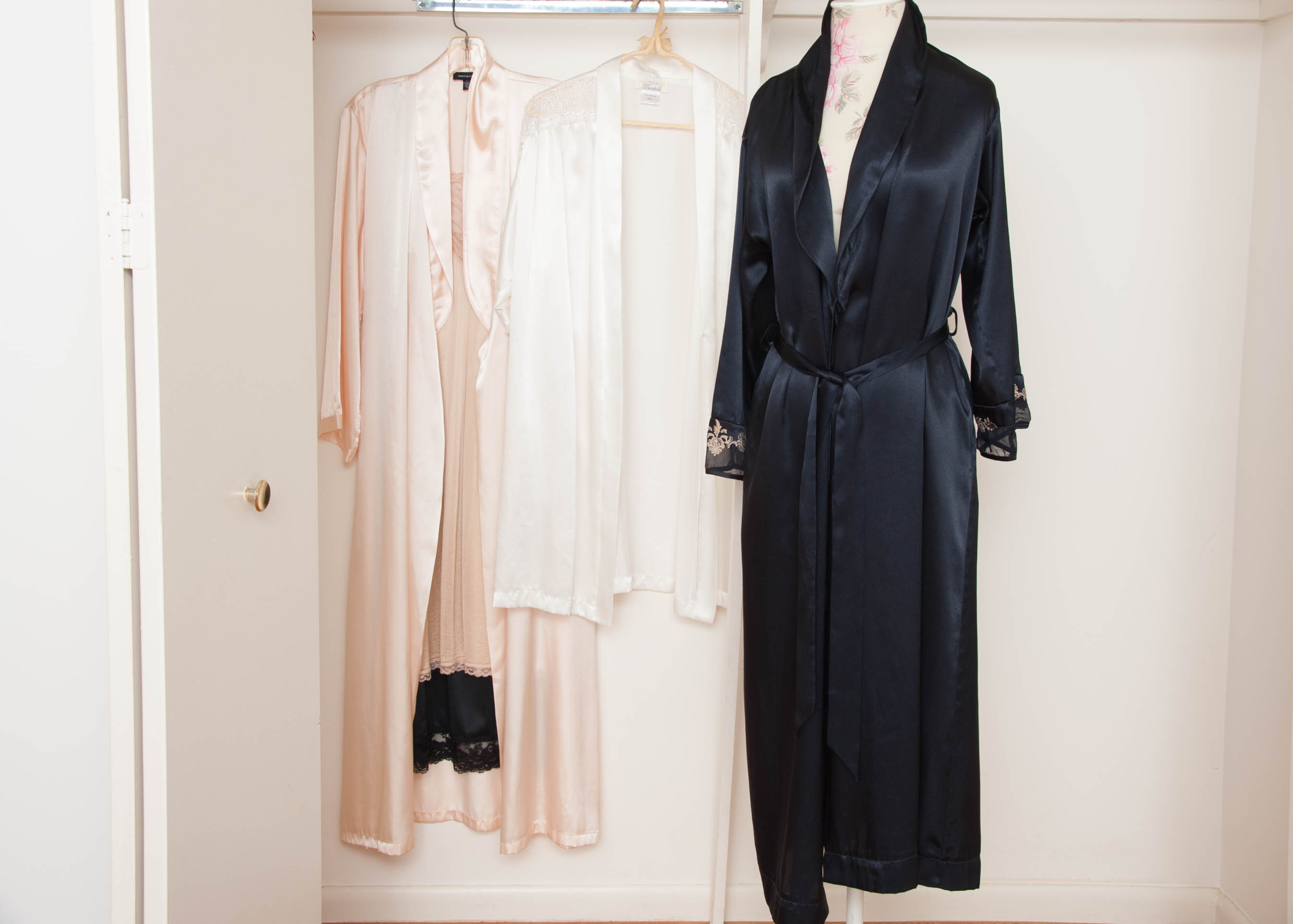 Three Satin Dressing Gowns