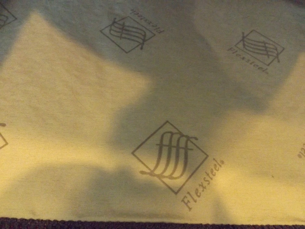 Modern Flexsteel Purple Sectional Sofa with Decorative Pillows