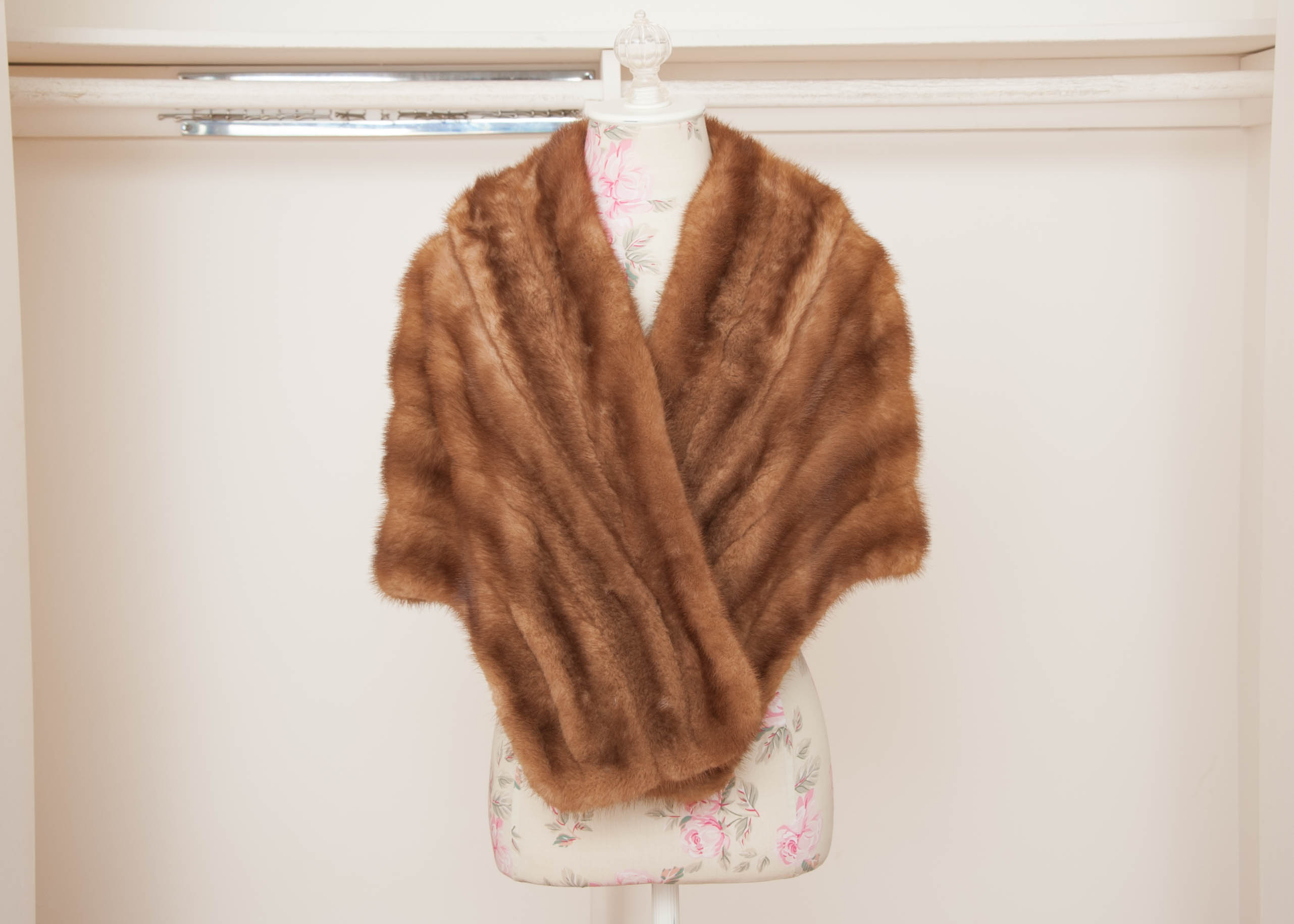 Mink Fur Evening Stole