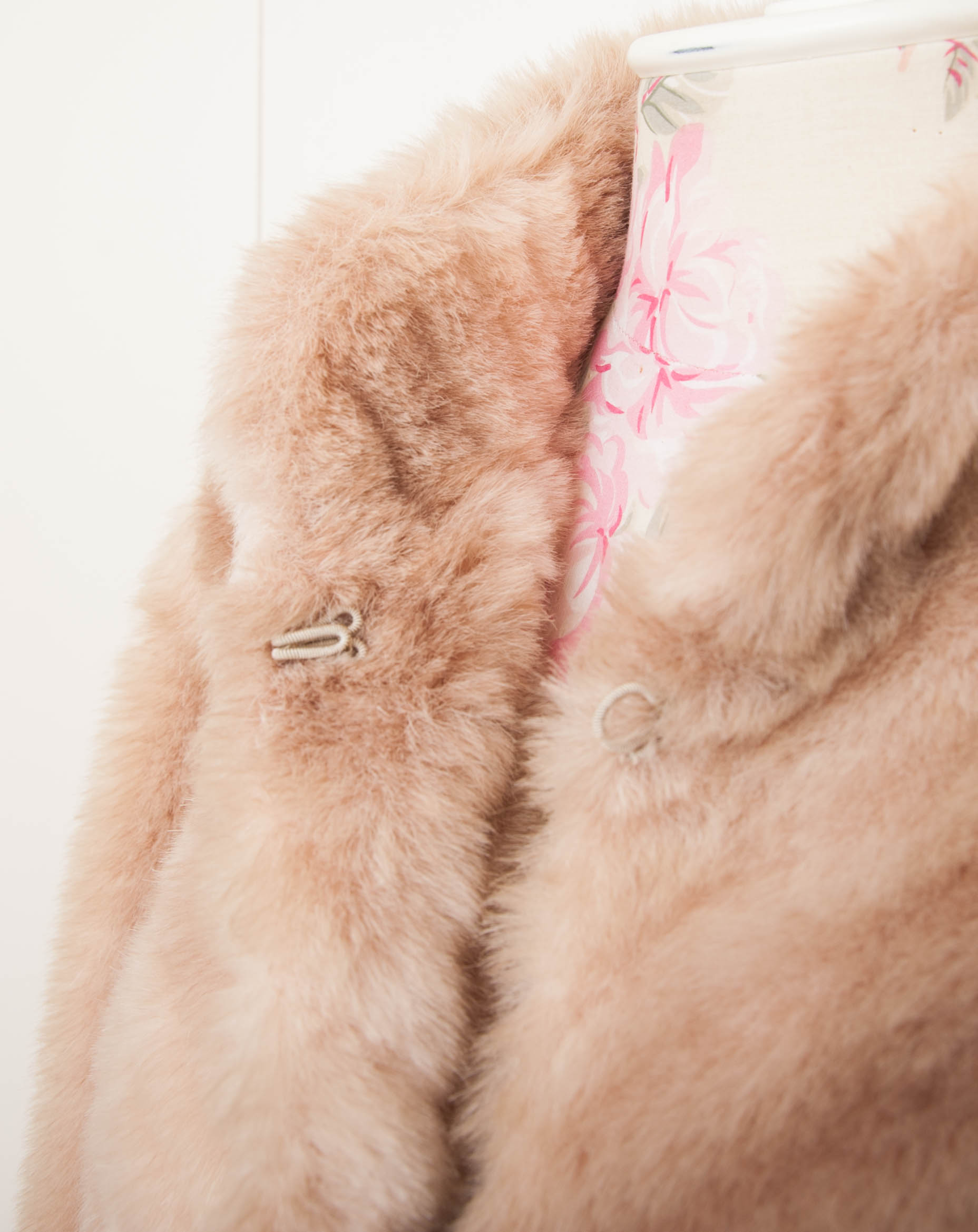 Jacques Saint Laurent Faux Fur Jacket