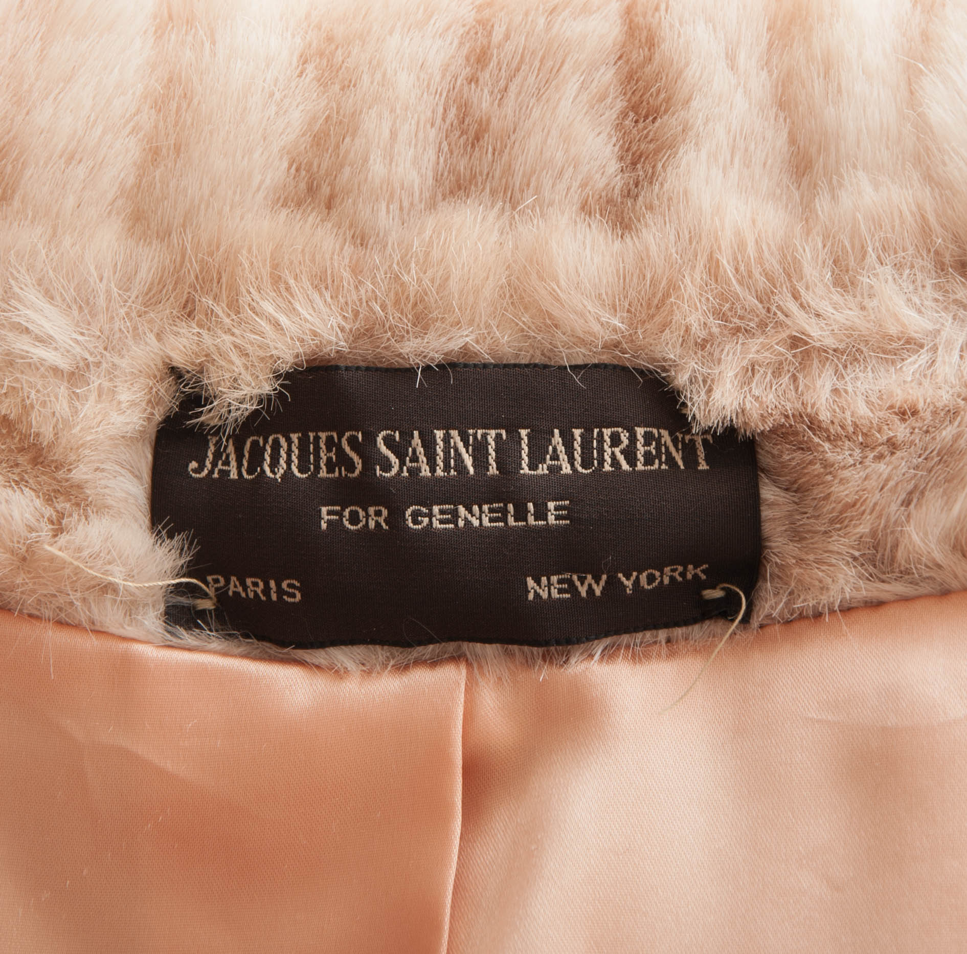 Jacques Saint Laurent Faux Fur Jacket