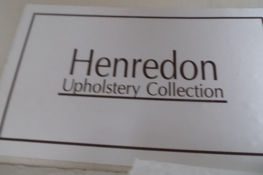 Henredon White Upholstered Armchair