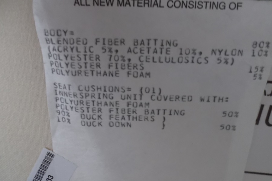 Henredon White Upholstered Armchair