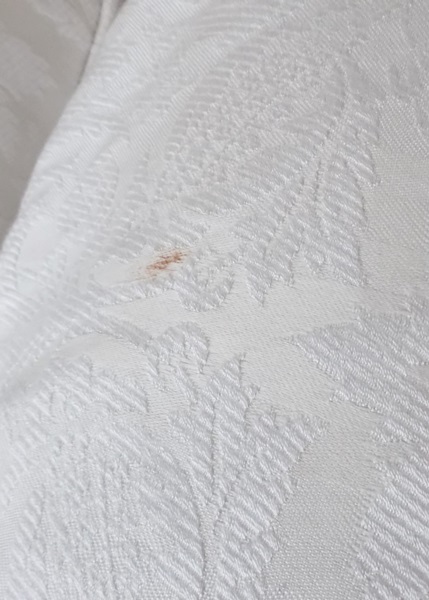 Henredon White Upholstered Armchair