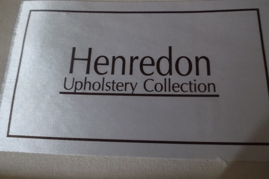 Henredon White Upholstered Armchair