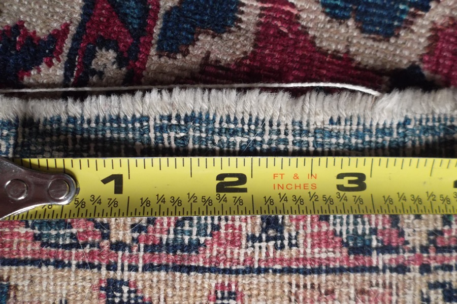 Hand-Knotted Kerman Wool Rug