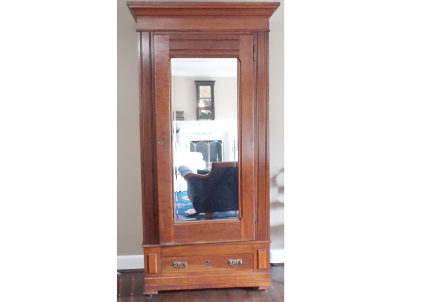 Mirrored Breakdown Armoire
